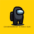 Government kinda sus sticker 3in x 3in